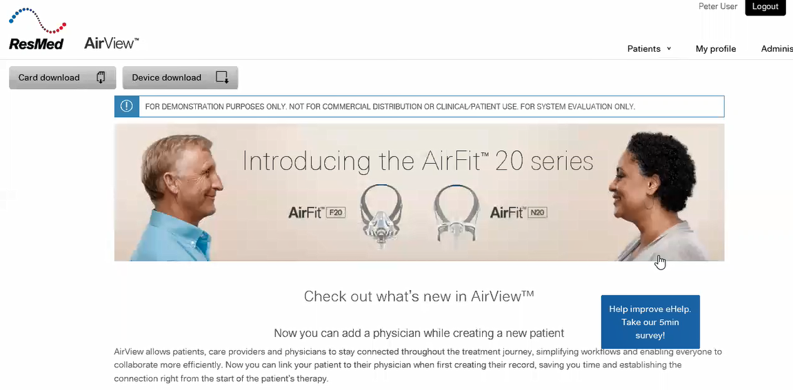 AirView HST patients